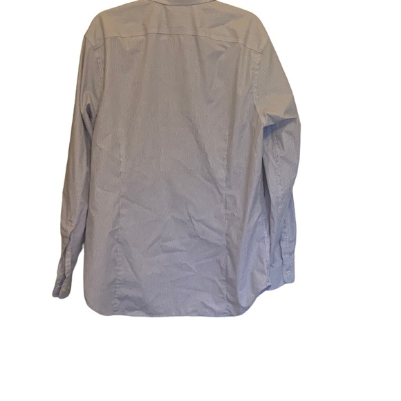 BANANA REPUBLIC Mens XL NON-IRON TAILORED SLIM FIT Gray BUTTON DOWN SHIRT - Picture 7 of 7